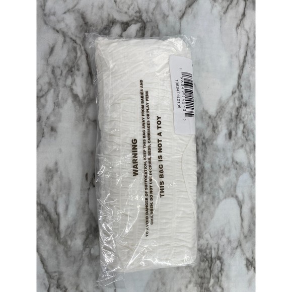 30 M Free People NWT Sugar Cube Crinkle Fabric Short Sleeve Tee Optic White Smal - Picture 11 of 12